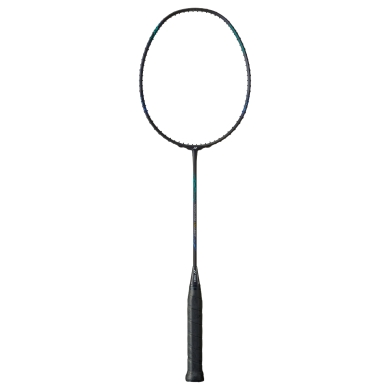 Yonex Badmintonschläger Nanoflare 170 Light (grifflastig, flexibel) schwarz/blau - besaitet -